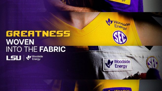 LSU athletics lands historic partnership with Woodside Energy LSU athletics lands historic partnership with Woodside Energy