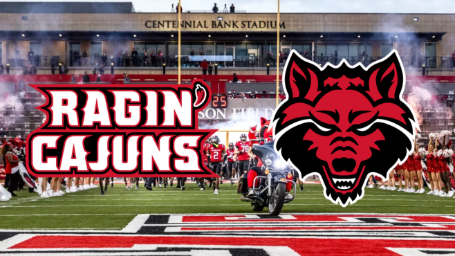 CAJUNS GAMER: Louisiana edges Arkansas State 34-30