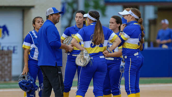 McNeese softball coach James Landreaneau had eight players earn All-Southland Conference honors. -- Photo courtesy of McNeese Athletics