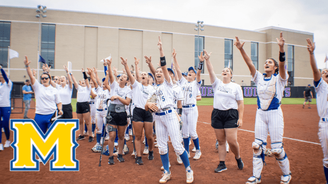 The McNeese softball team defeated the Notre Dame Fighting Irish 11-1 in the Evanston Regional on Friday. -- Photo courtesy of McNeese Athletics 